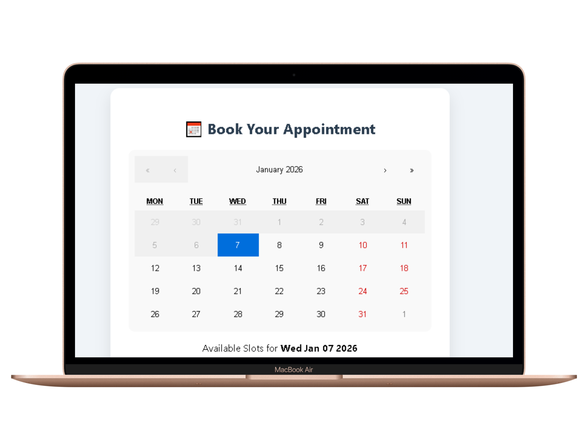 DocBook Appointment System